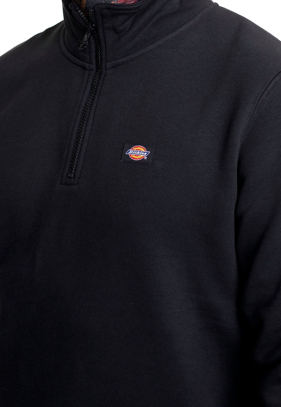 Dickies - Oakport Quarter Zip Black - Sweater | Men-Image