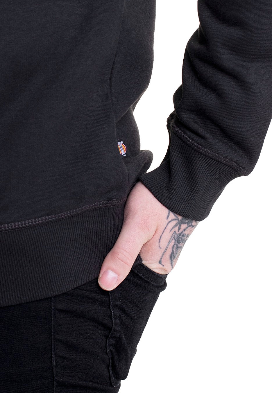 Dickies - Oakport Quarter Zip Black - Sweater | Men-Image