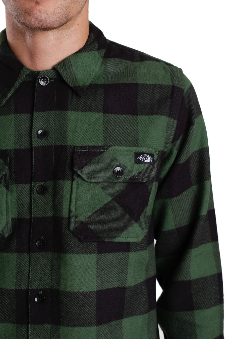 Dickies - Sacramento L/S Pine Green - Shirt | Men-Image