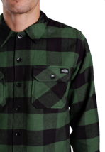 Dickies - Sacramento L/S Pine Green - Shirt | Men-Image