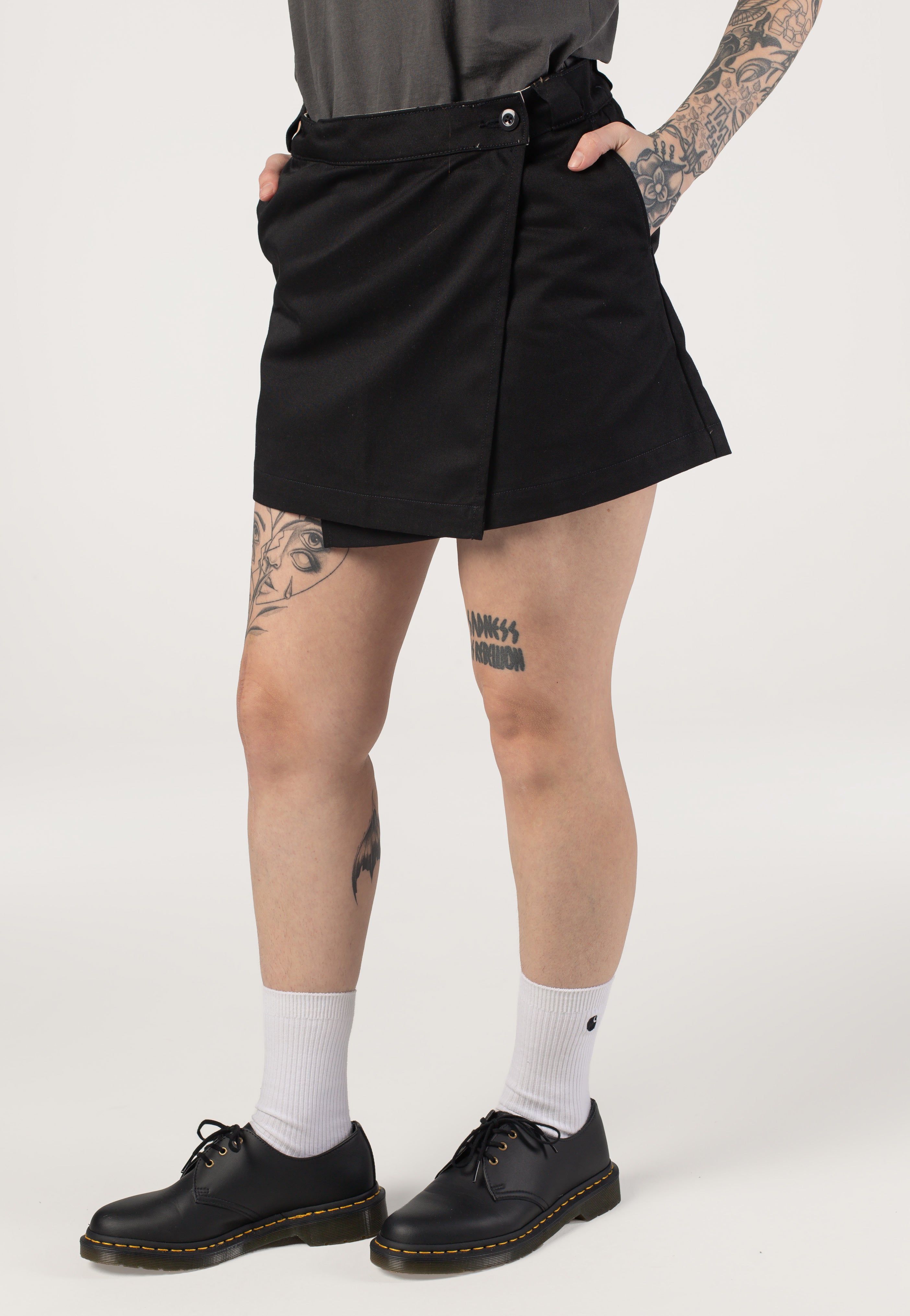 Dickies Union Wrap Black - Skirt | Impericon