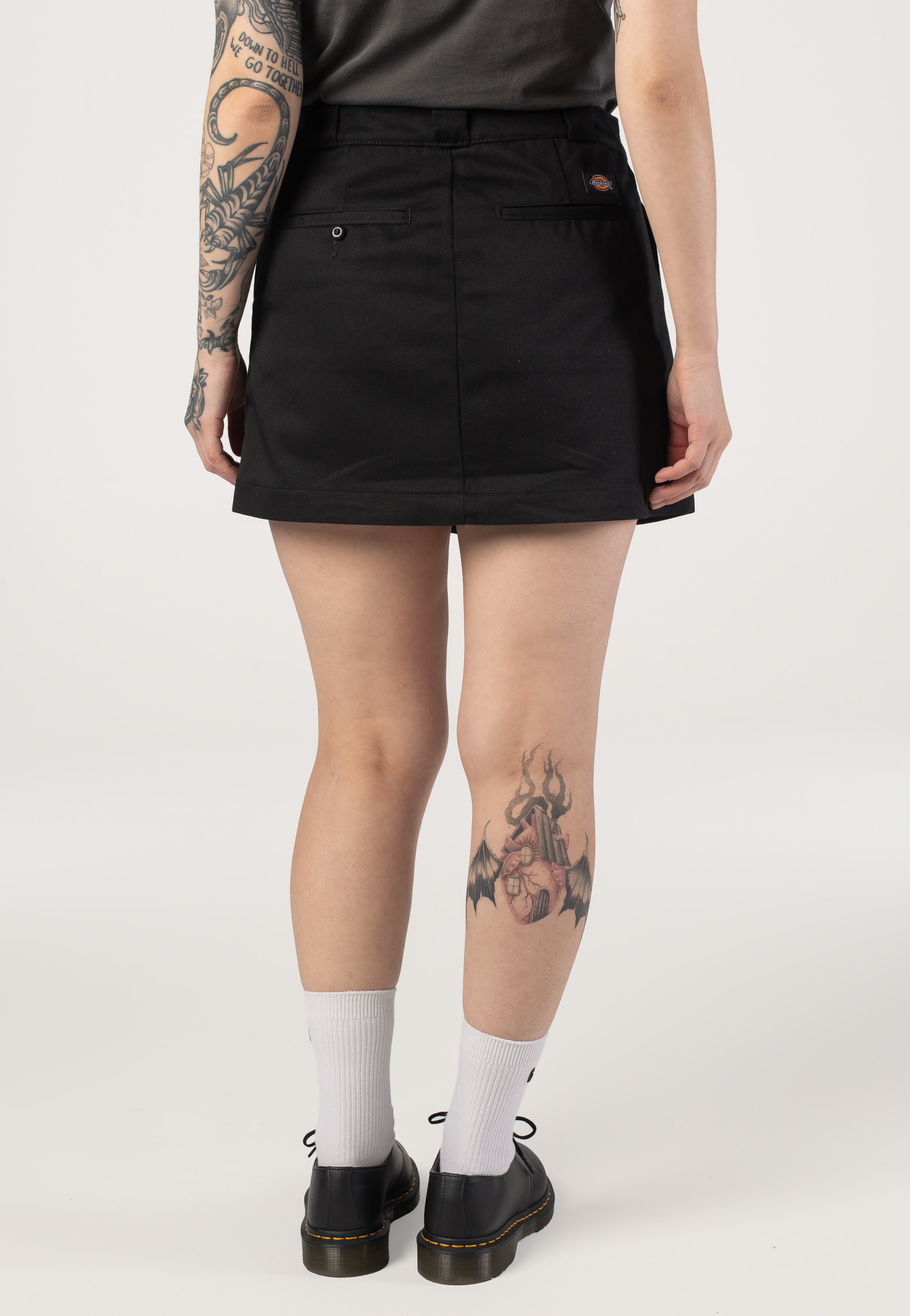 Dickies Union Wrap Black - Skirt | Impericon