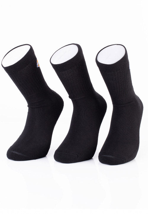 Dickies - Valley Grove Mid Black - Socks | Neutral-Image