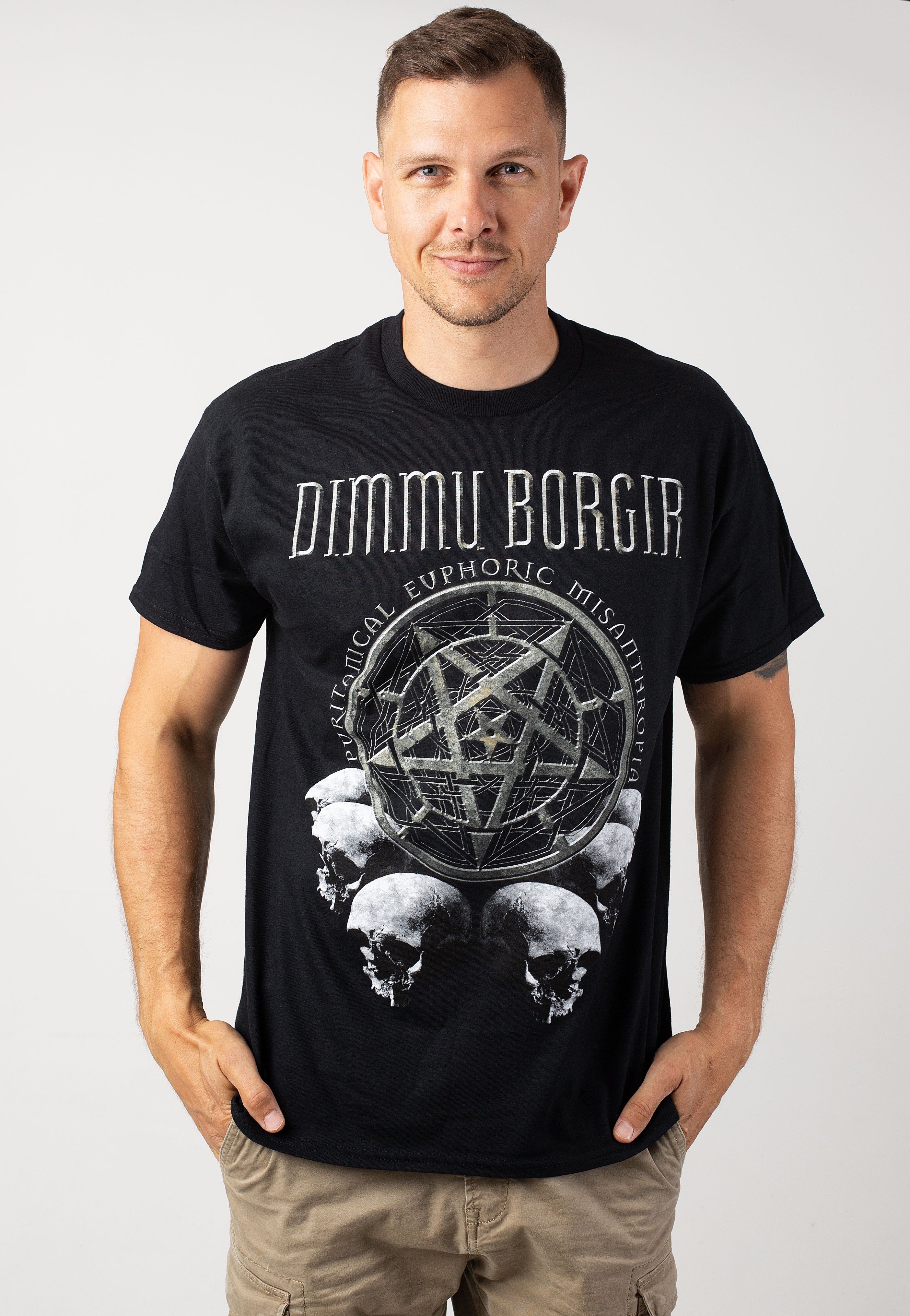 Dimmu Borgir Puritanical Euphoric Misanthropia (Skulls) - T-Shirt