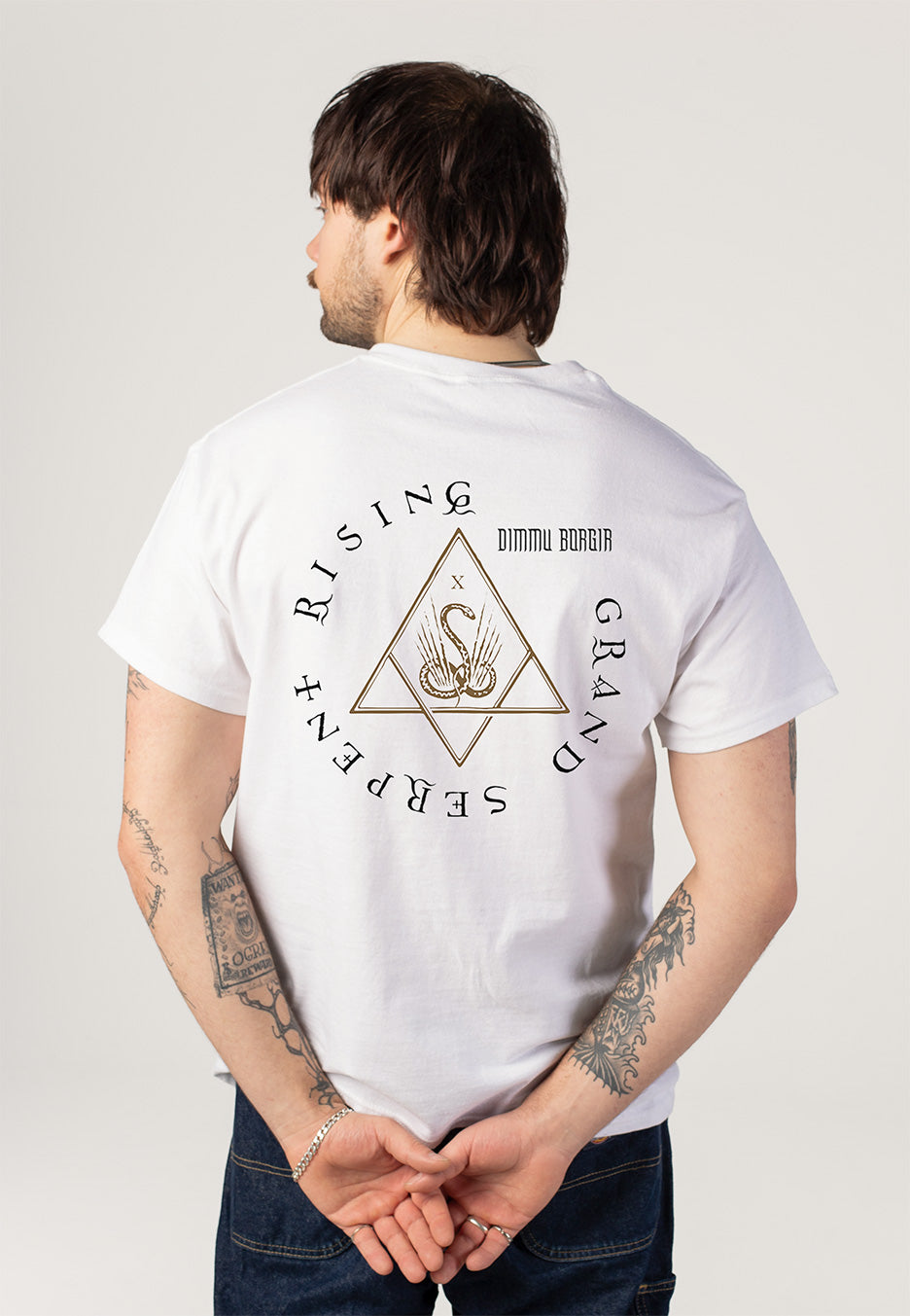 Dimmu Borgir - Grand Serpent Rising White - T-Shirt | Men-Image