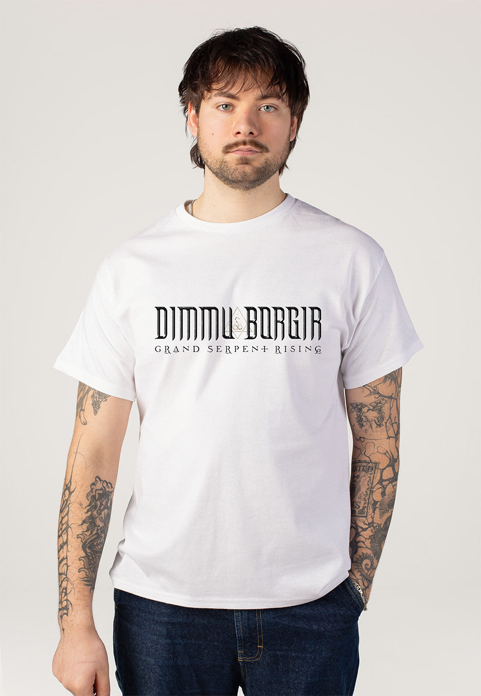 Dimmu Borgir - Grand Serpent Rising White - T-Shirt | Men-Image