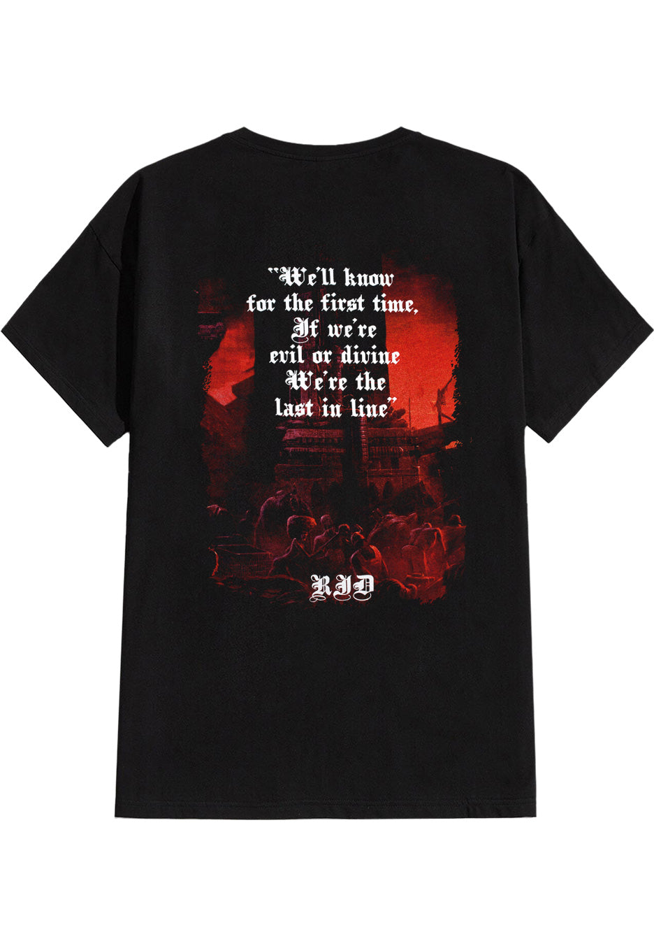 DIO Inferno: Last In Live Tシャツ Amazon.com: Men's Dio Last in Line T-Shirt Medium Black : Clothing