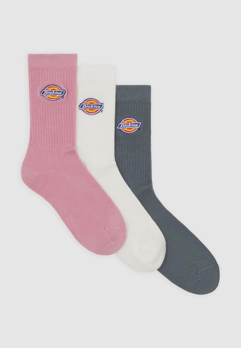 Dickies - Valley Grove Pack Of 3 Lilas - Socks | Neutral-Image