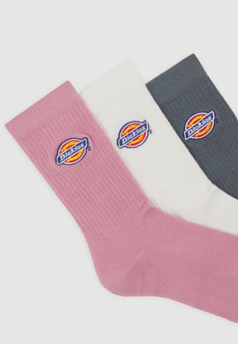 Dickies - Valley Grove Pack Of 3 Lilas - Socks | Neutral-Image