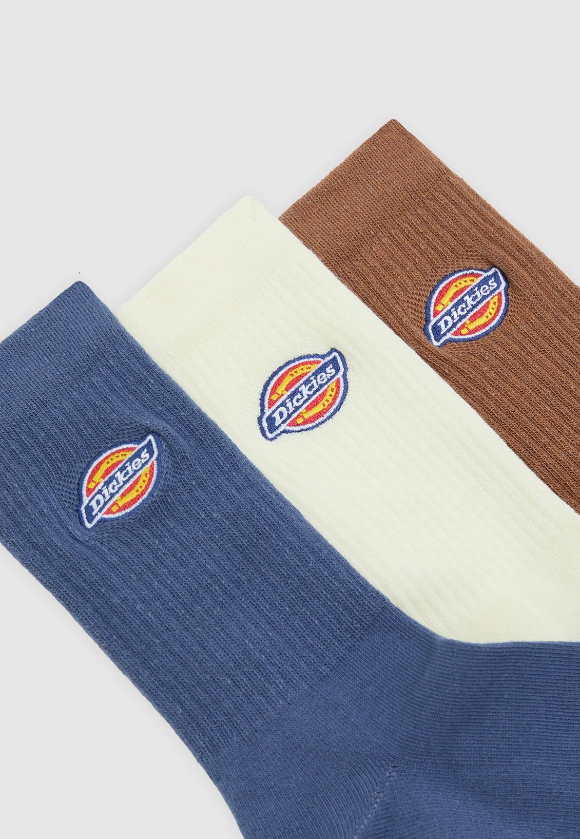 Dickies - Valley Grove Pack Of 3 Retro Indigo - Socks | Neutral-Image