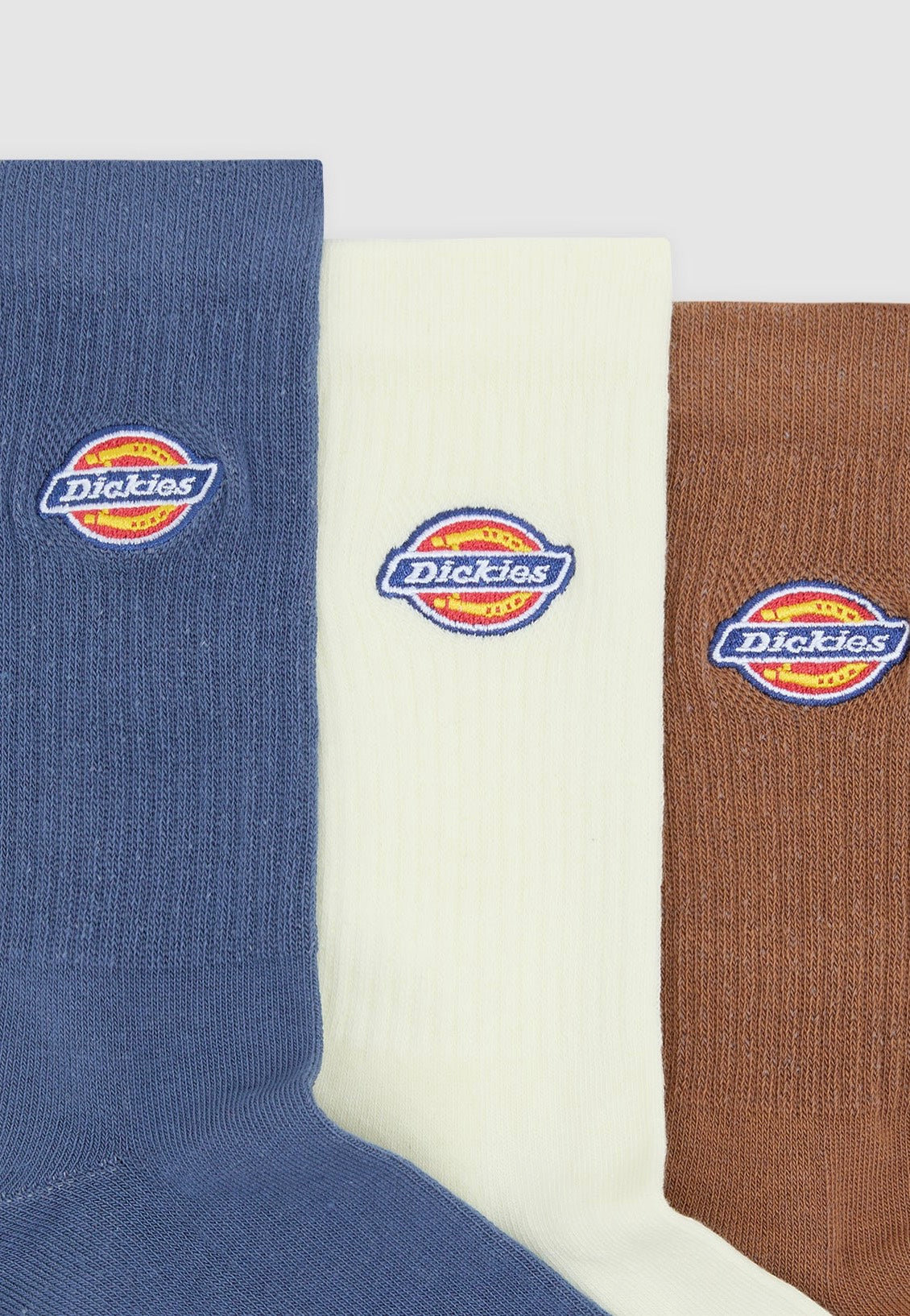 Dickies - Valley Grove Pack Of 3 Retro Indigo - Socks | Neutral-Image