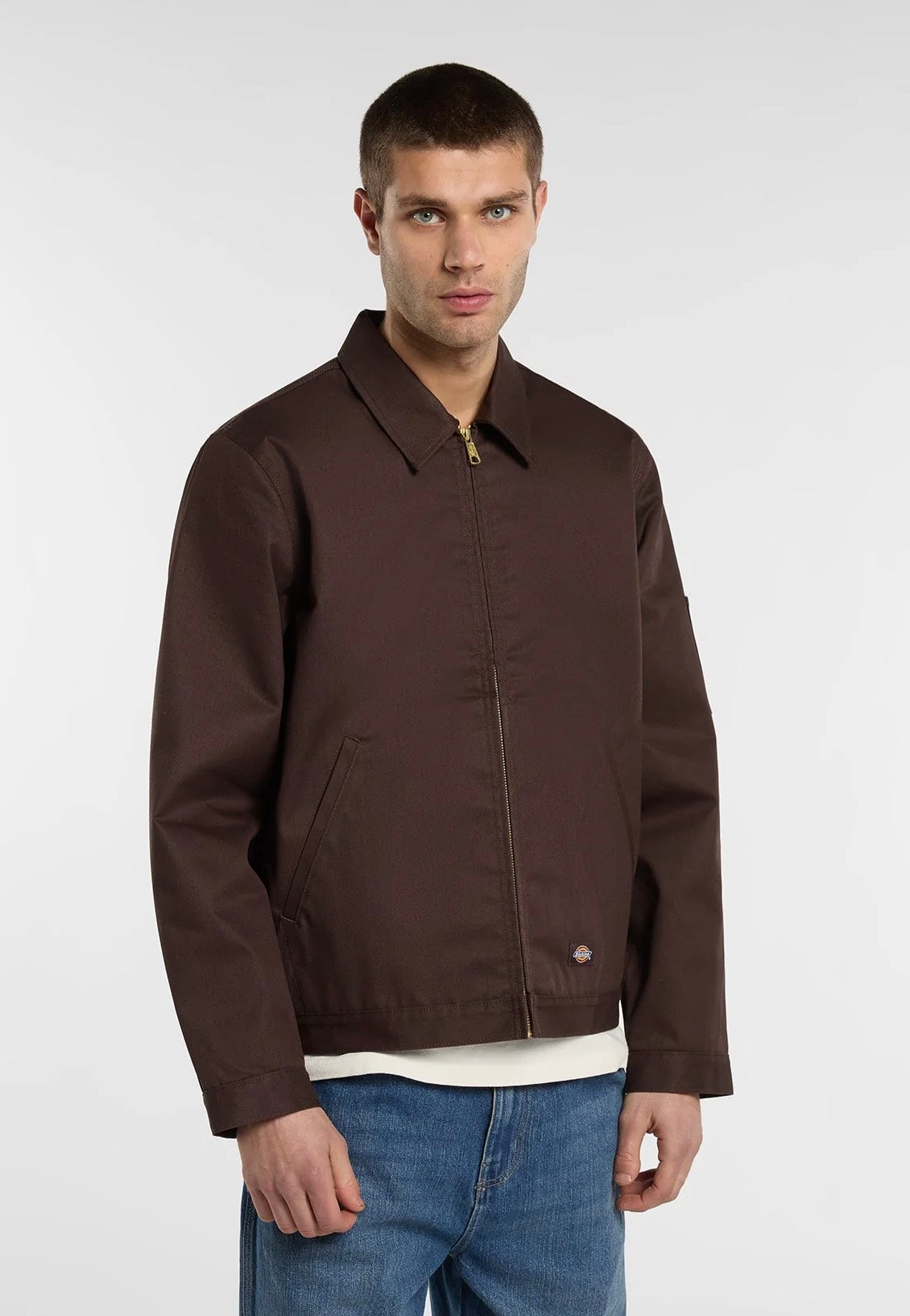 Dickies M Lined Eisenhower Chocolate Brown Bunda | Men-Image