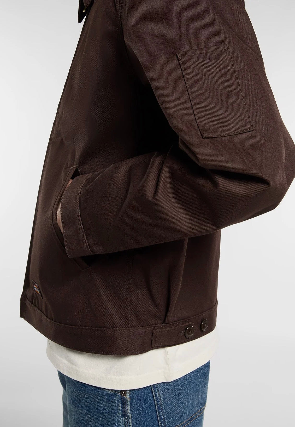 Dickies M Lined Eisenhower Chocolate Brown Bunda | Men-Image