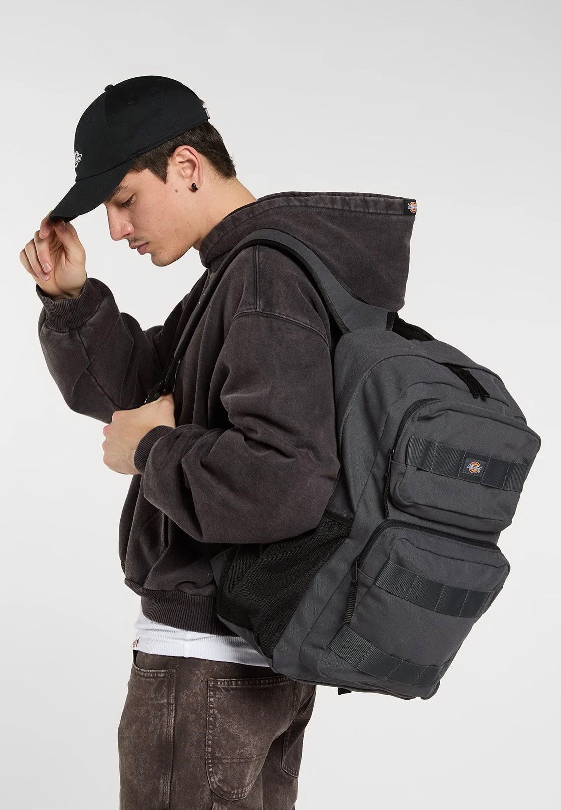 Dickies Dickies Duck Canvas Utility Charcoal Backpack | Neutral-Image