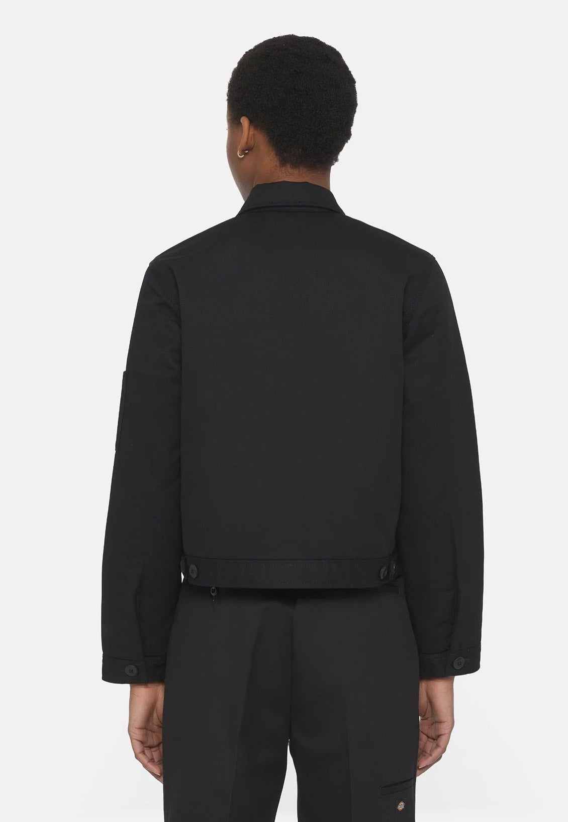 Dickies W Lined Eisenhower Crop Rec Black Takki | Women-Image