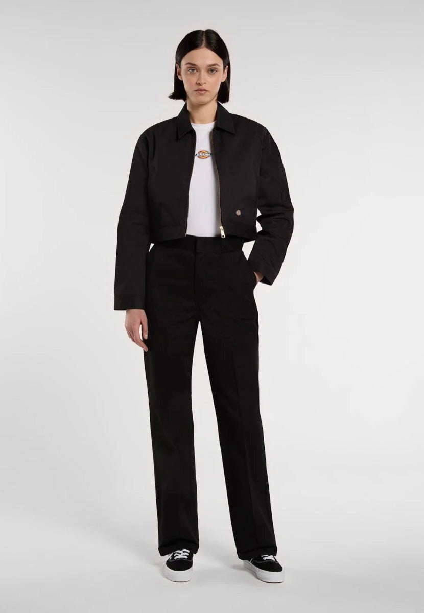 Dickies W Lined Eisenhower Crop Rec Black Takki | Women-Image