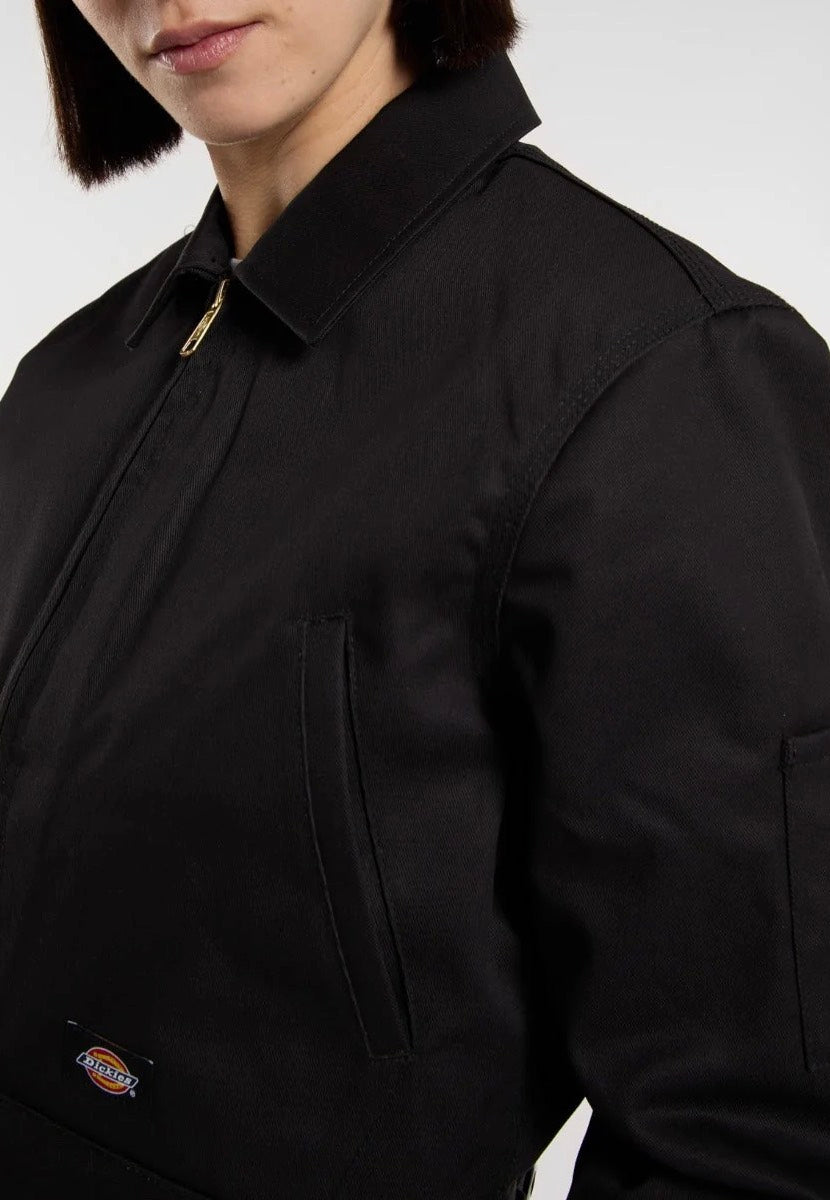 Dickies W Lined Eisenhower Crop Rec Black Takki | Women-Image