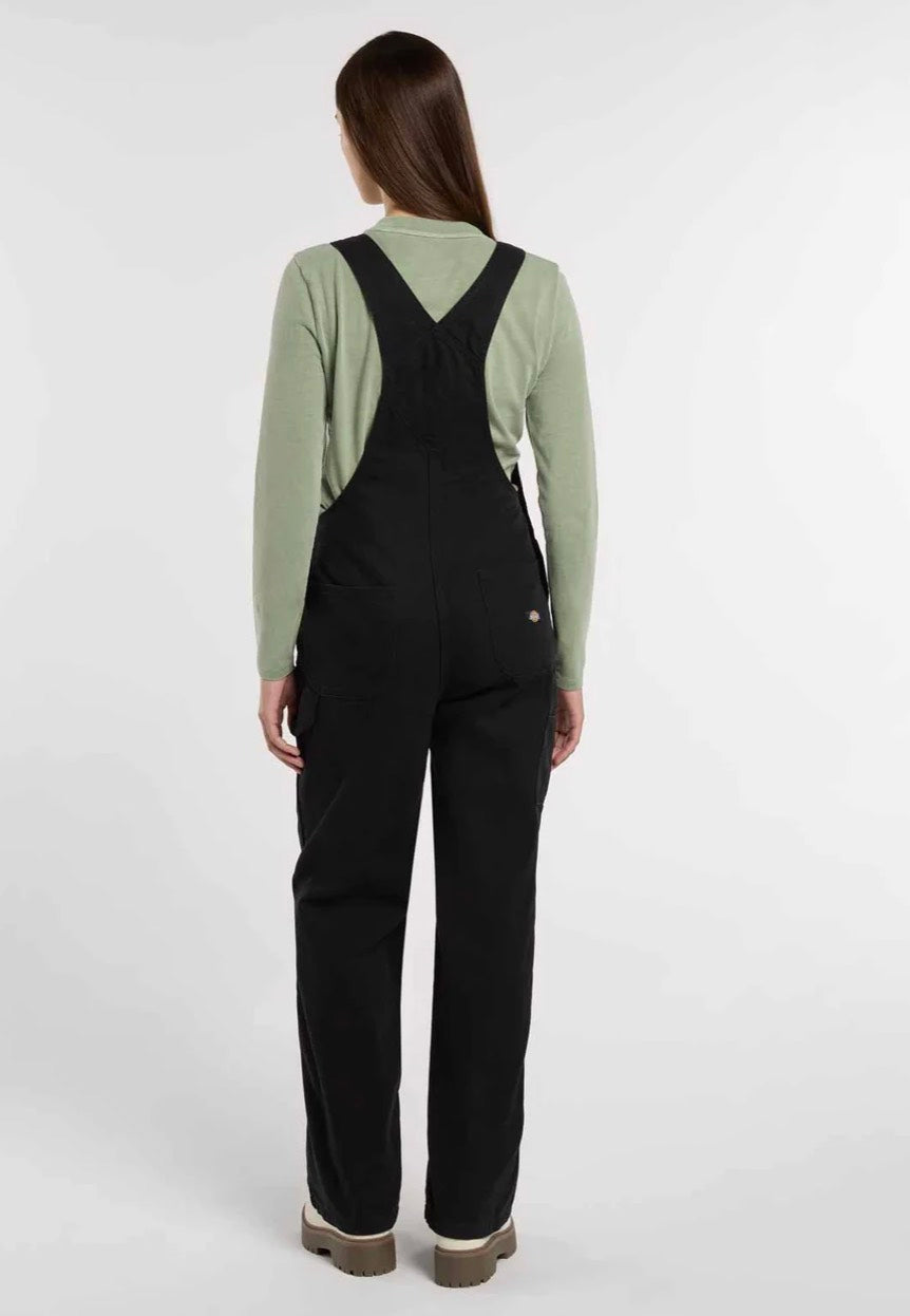 Dickies - Loose Canvas Bib W Black - Pants | Women-Image