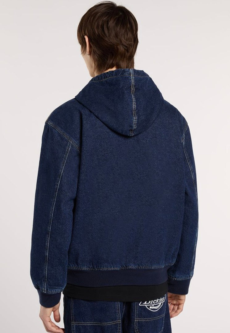 Dickies - Hilham Hooded Dark Indigo - Jeans Jacket | Men-Image