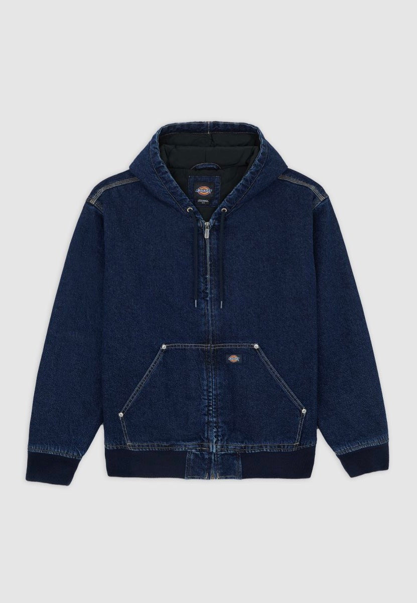 Dickies - Hilham Hooded Dark Indigo - Jeans Jacket | Men-Image