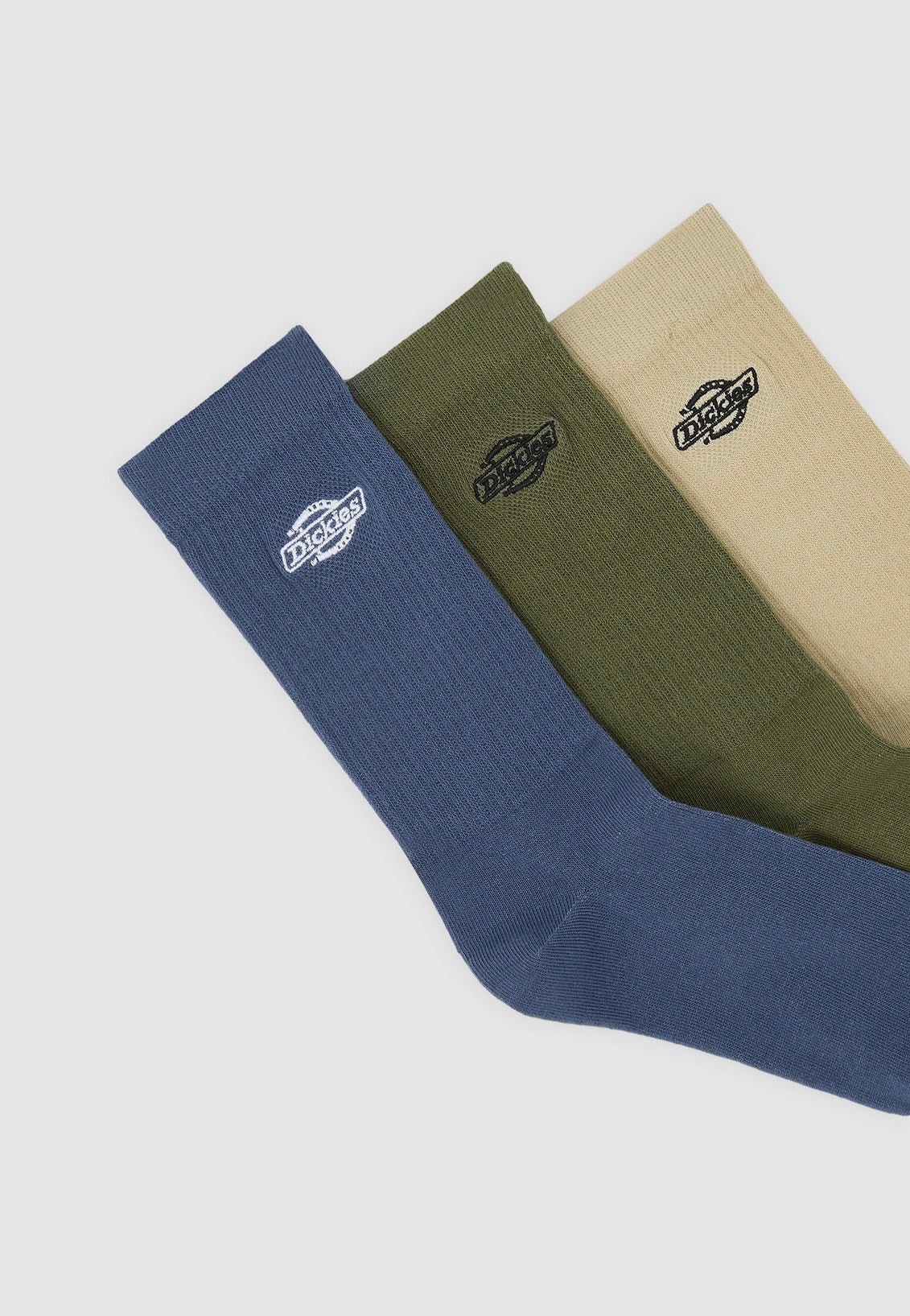 Dickies - Summerdale Pack Of 3 Cypress - Socks | Neutral-Image