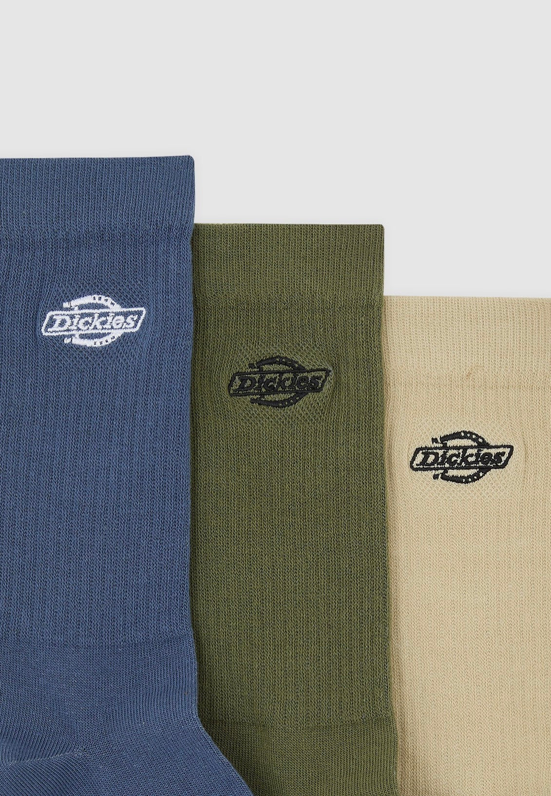 Dickies - Summerdale Pack Of 3 Cypress - Socks | Neutral-Image