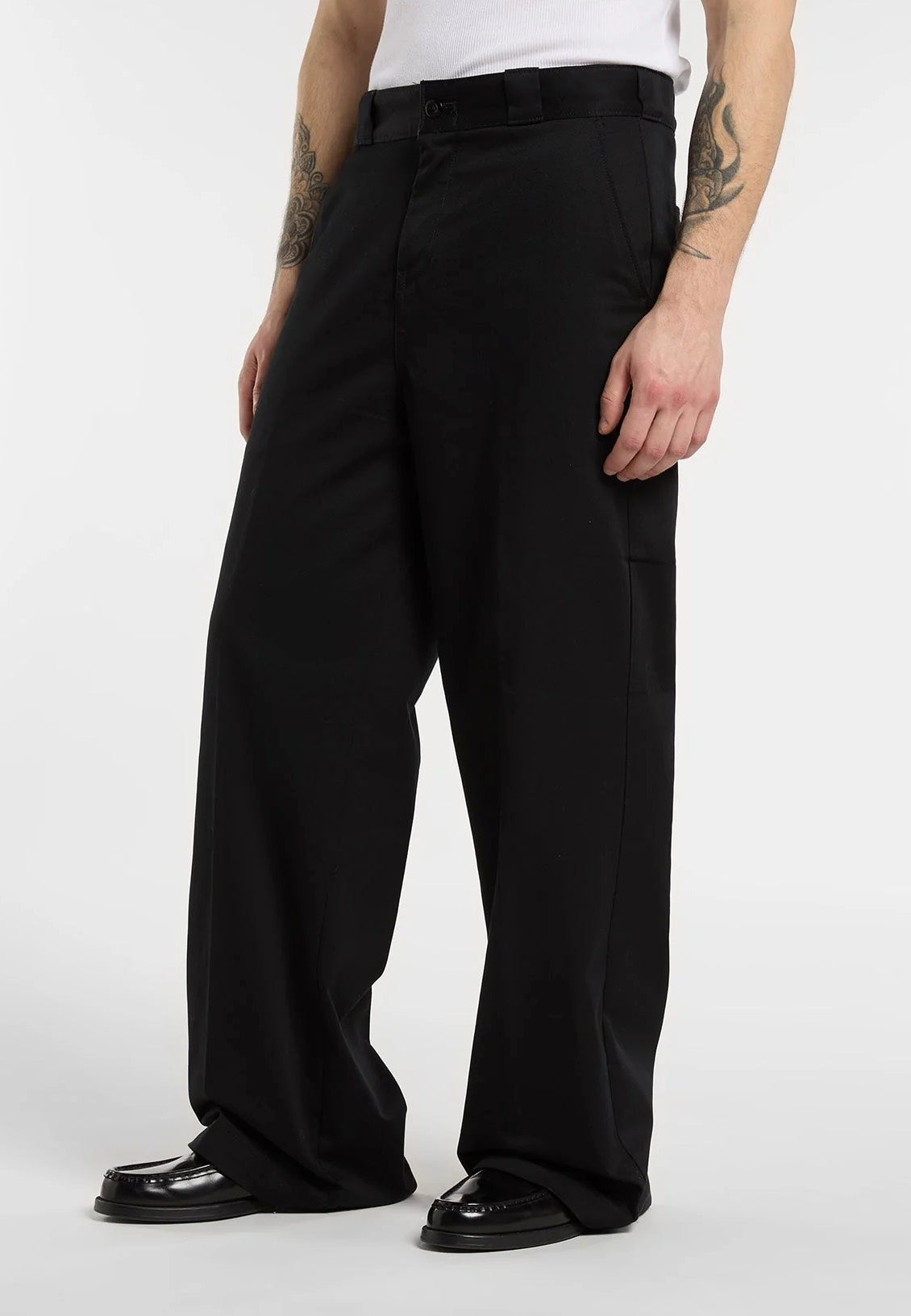 Dickies 247 Baggy Work Black Kalhoty | Men-Image