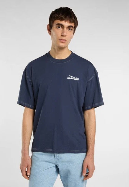 Dickies Cornville Navy T-Shirt | Men-Image