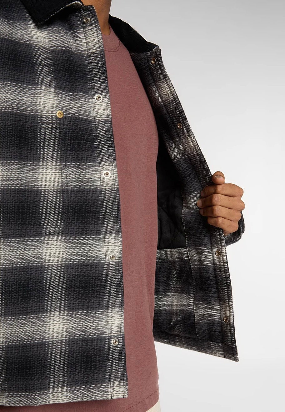 Dickies Taylor Flannel Black Veste | Men-Image