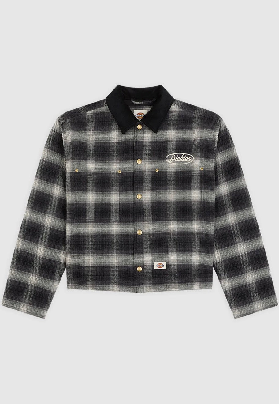 Dickies Taylor Flannel Black Veste | Men-Image