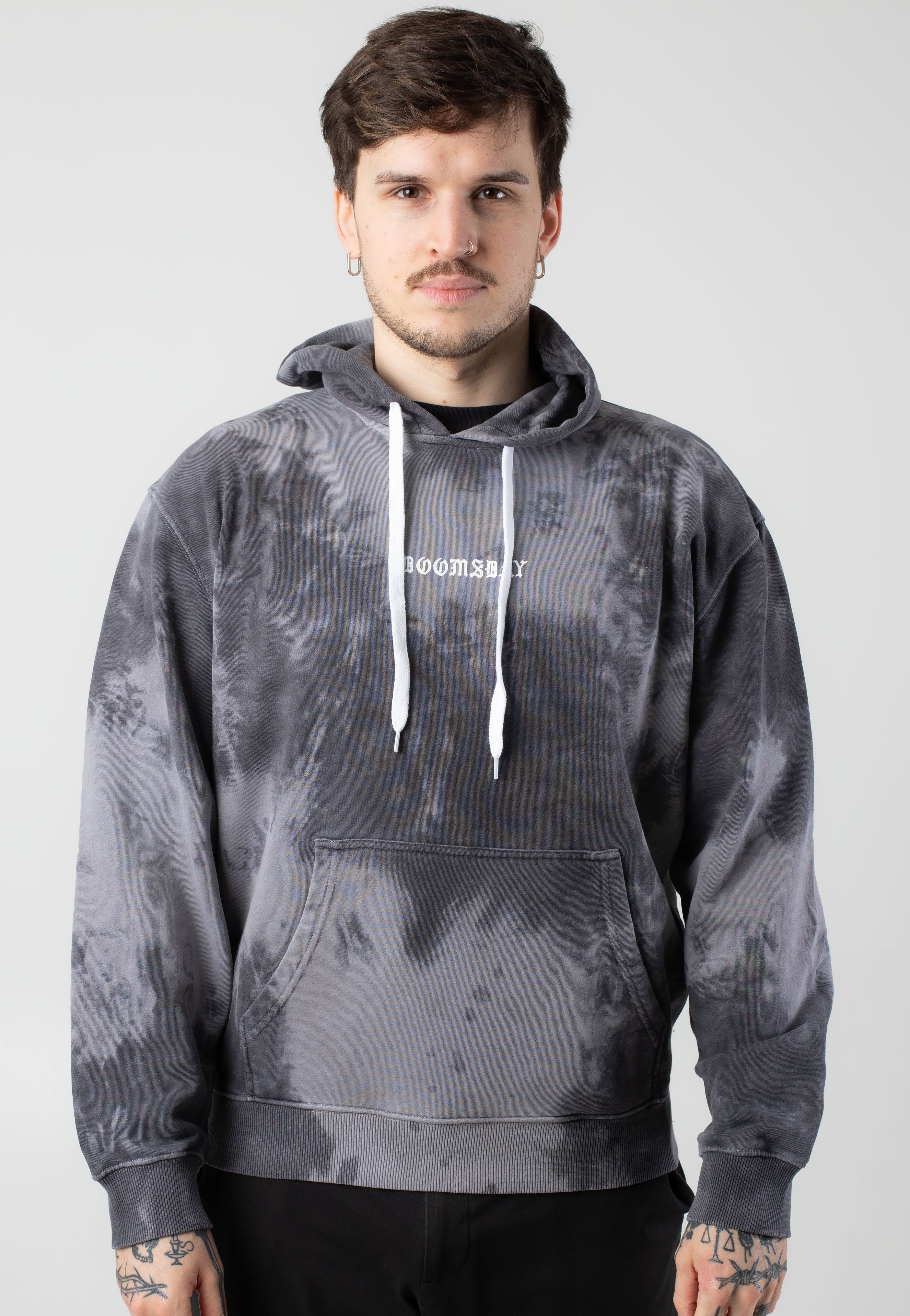 Doomsday Society - No More Space Tie Dye Black - Hoodie | Men-Image
