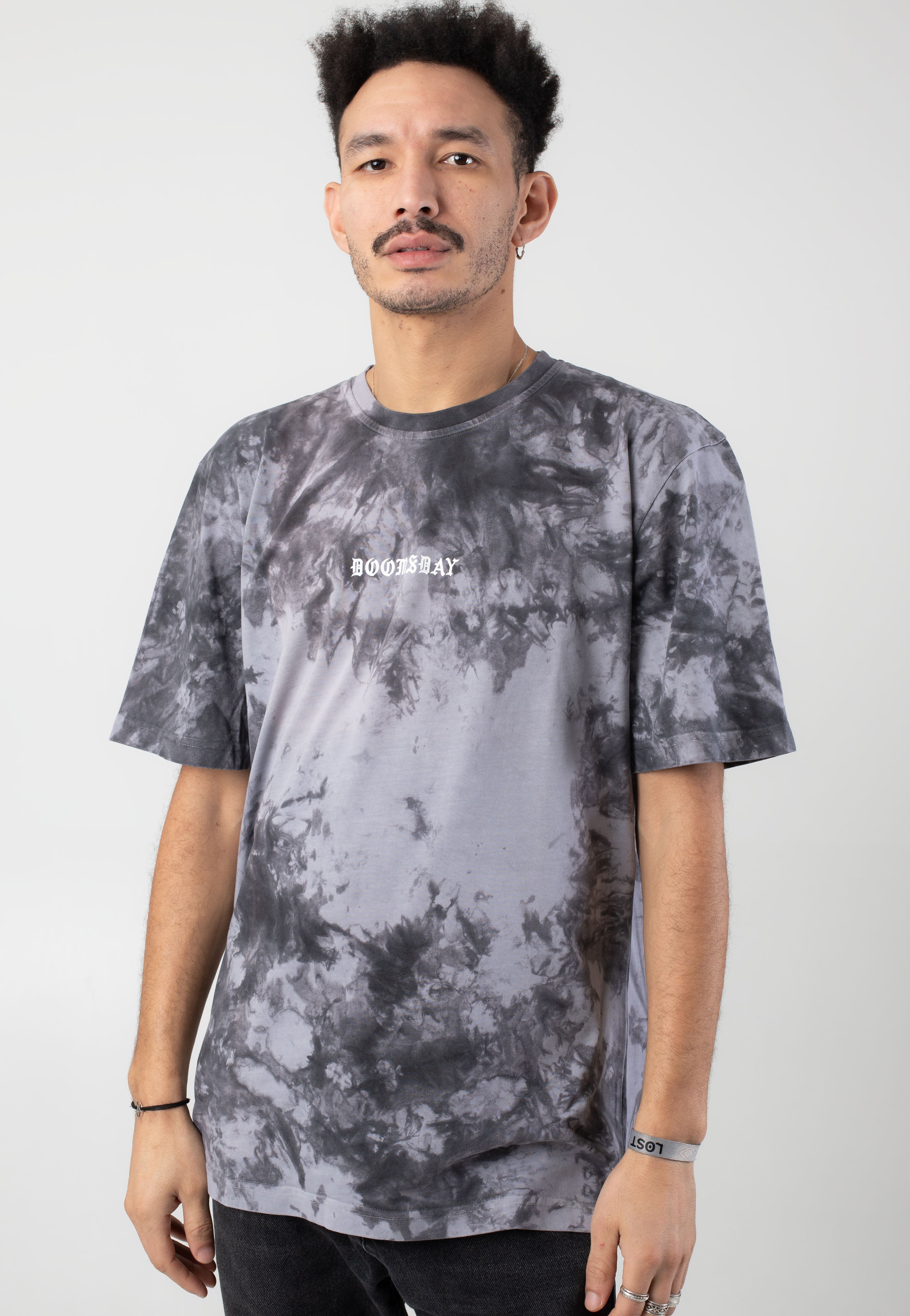 Doomsday Society - No More Space Tie Dye Black Grey - T-Shirt | Men-Image