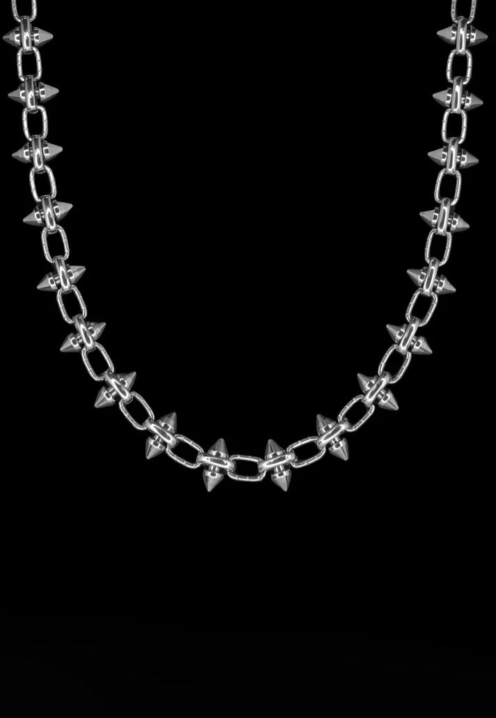 Fainz Double Spike Silver Náhrdelník | Neutral-Image