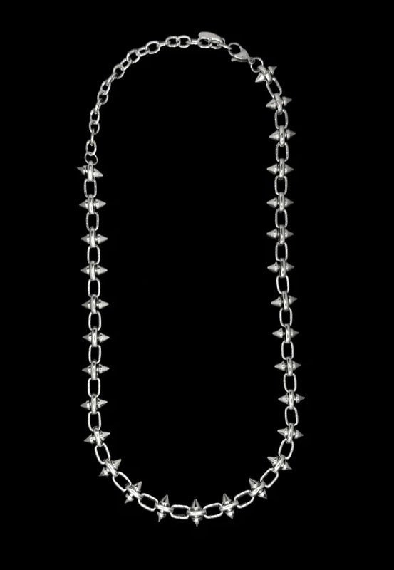 Fainz Double Spike Silver Náhrdelník | Neutral-Image