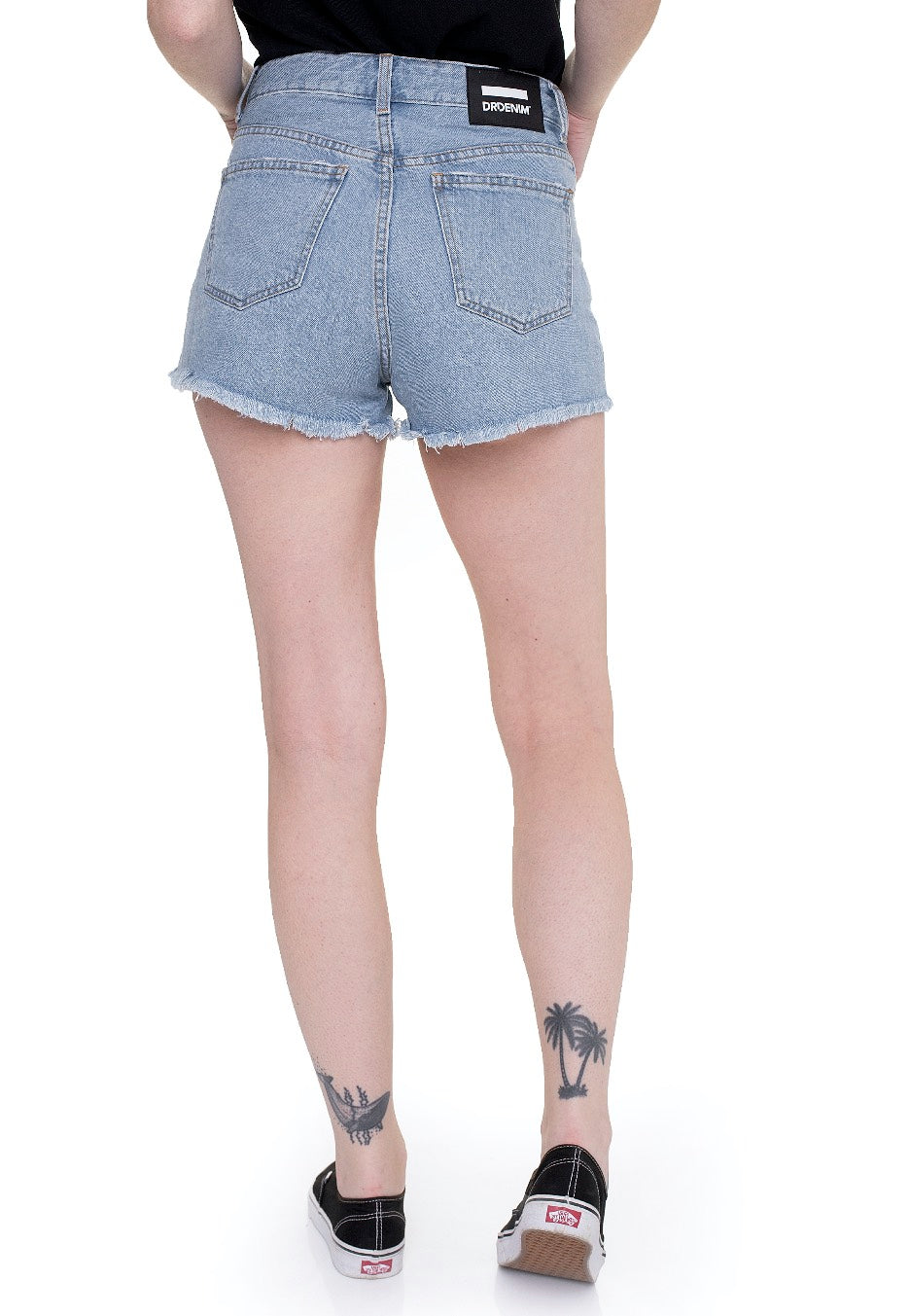 Dr. Denim - Skye Empress Light Blue Ripped - Shorts | Women-Image