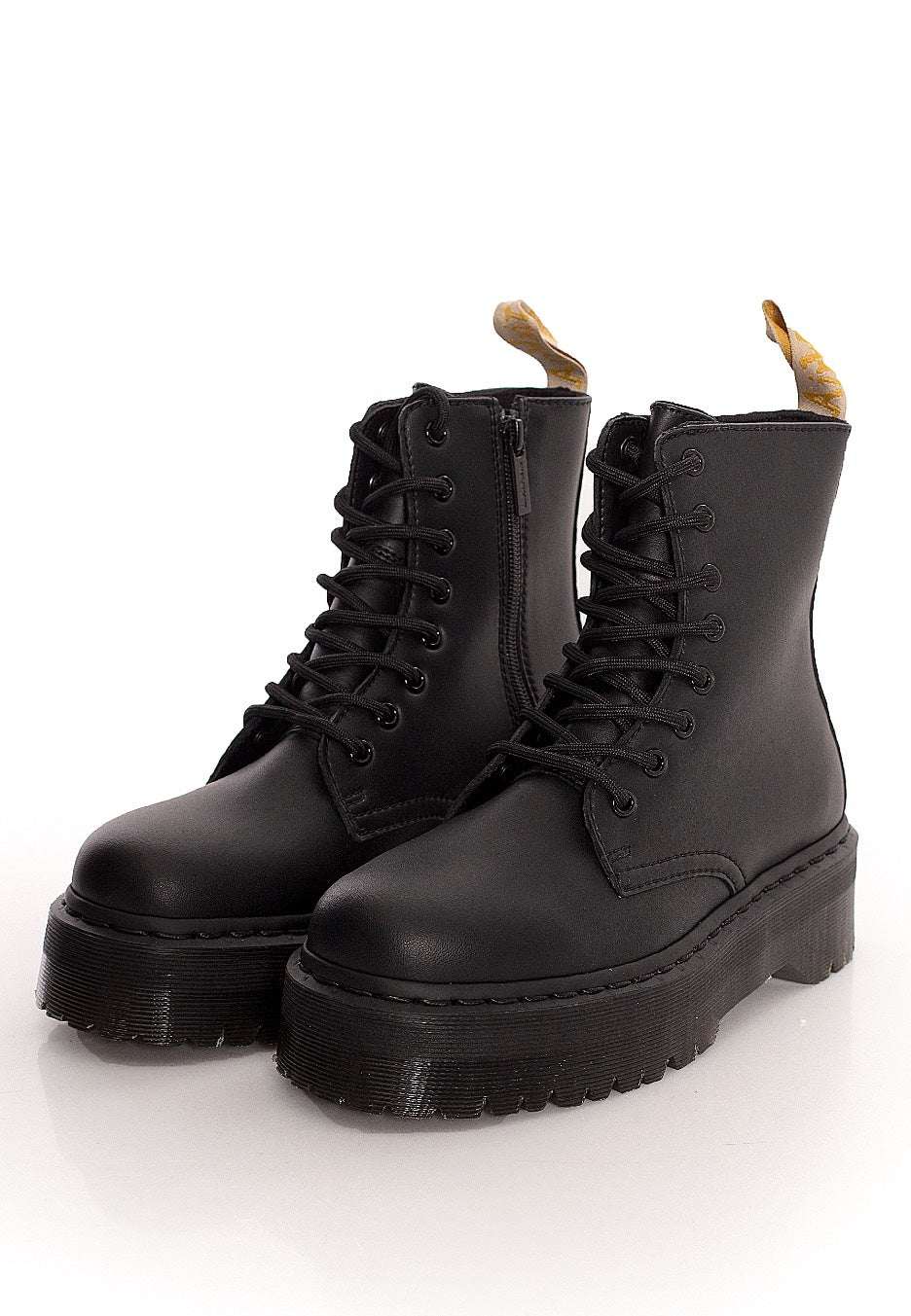 Dr. Martens - Vegan Jadon II Mono Black Felix Rub Off Black - Shoes | Neutral-Image