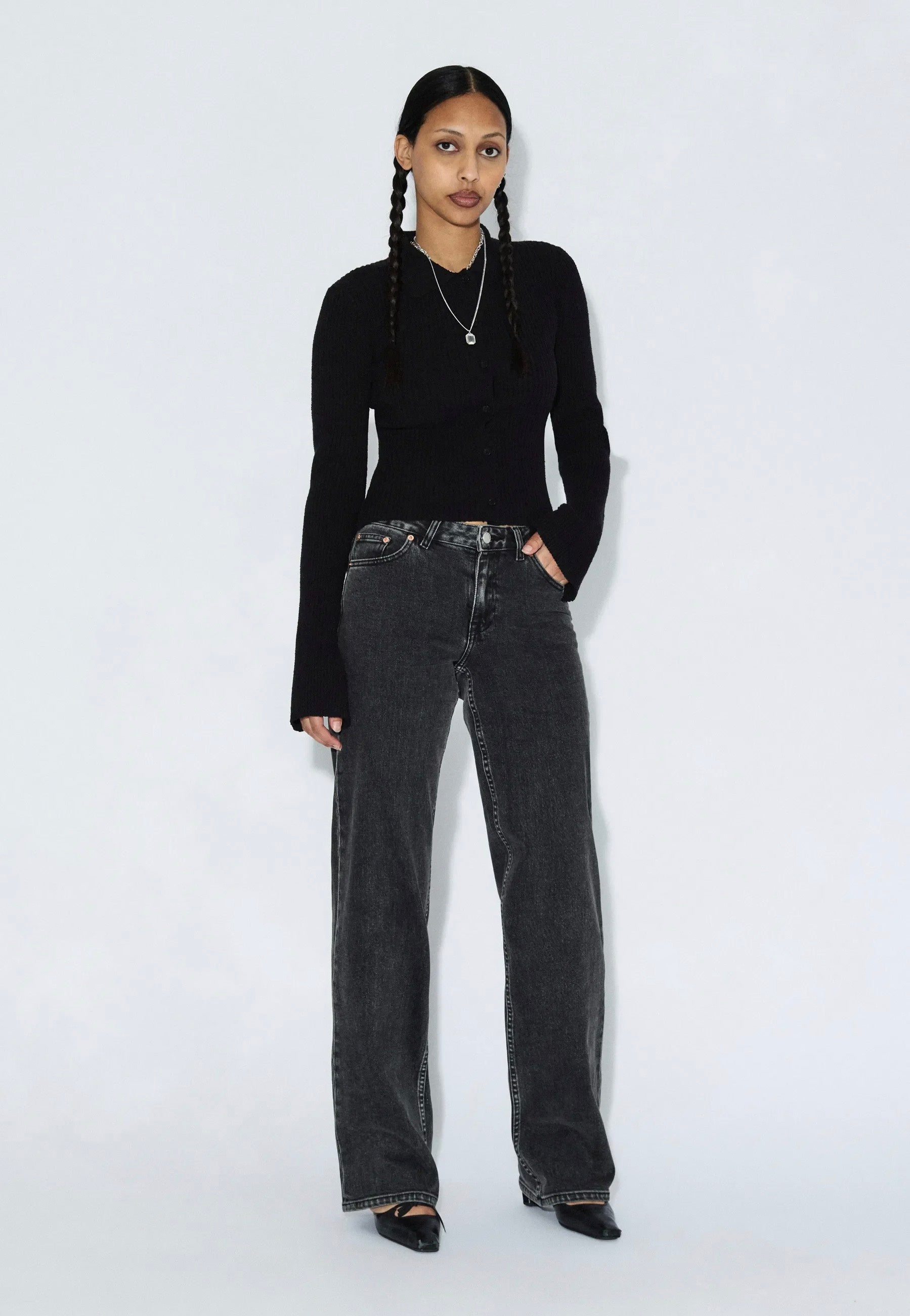 Dr. Denim - Addy Tar Aged Black - Jeans | Women-Image