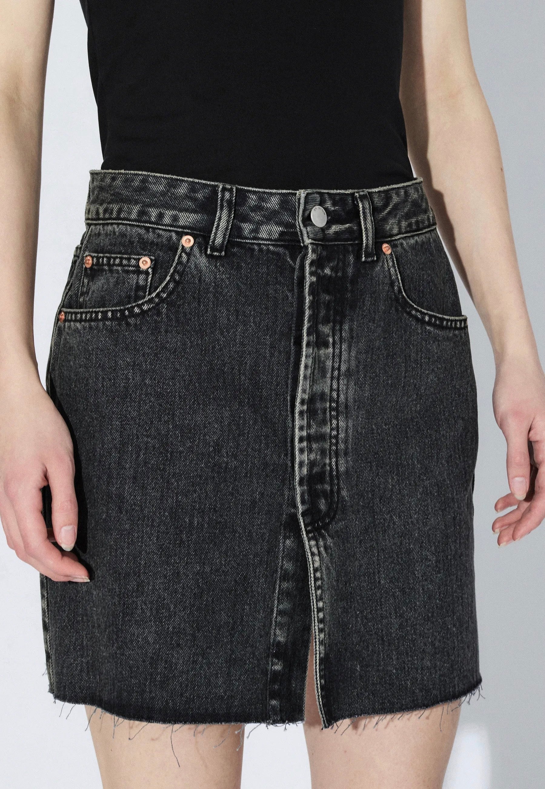Dr. Denim - Ara Aged Black - Skirt | Women-Image