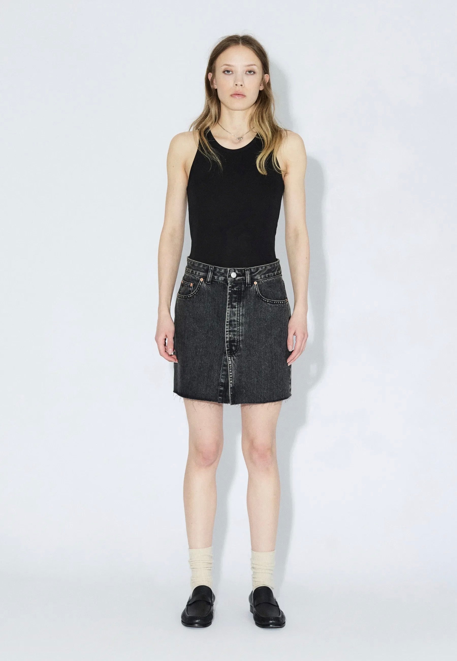 Dr. Denim - Ara Aged Black - Skirt | Women-Image