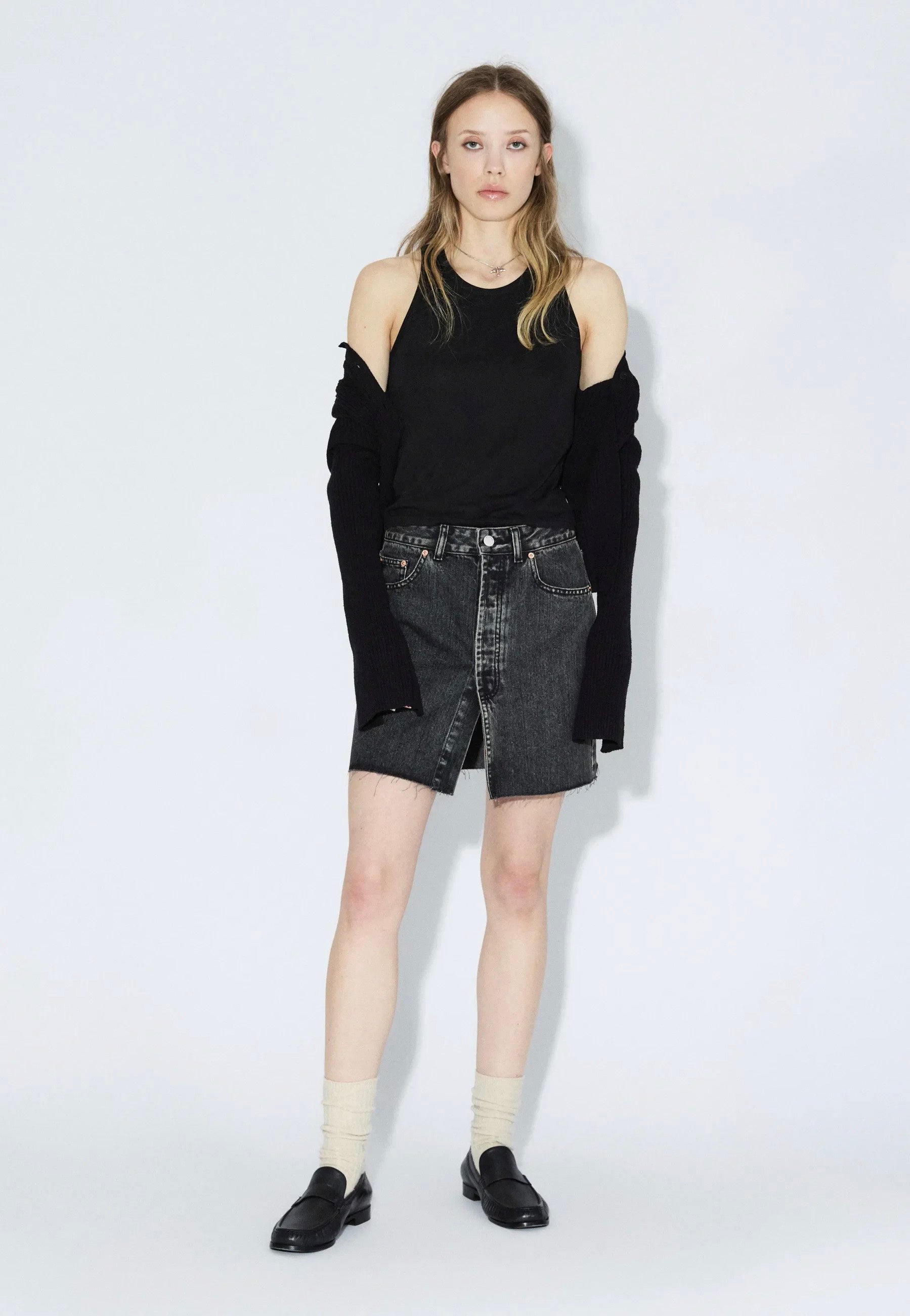 Dr. Denim - Ara Aged Black - Skirt | Women-Image