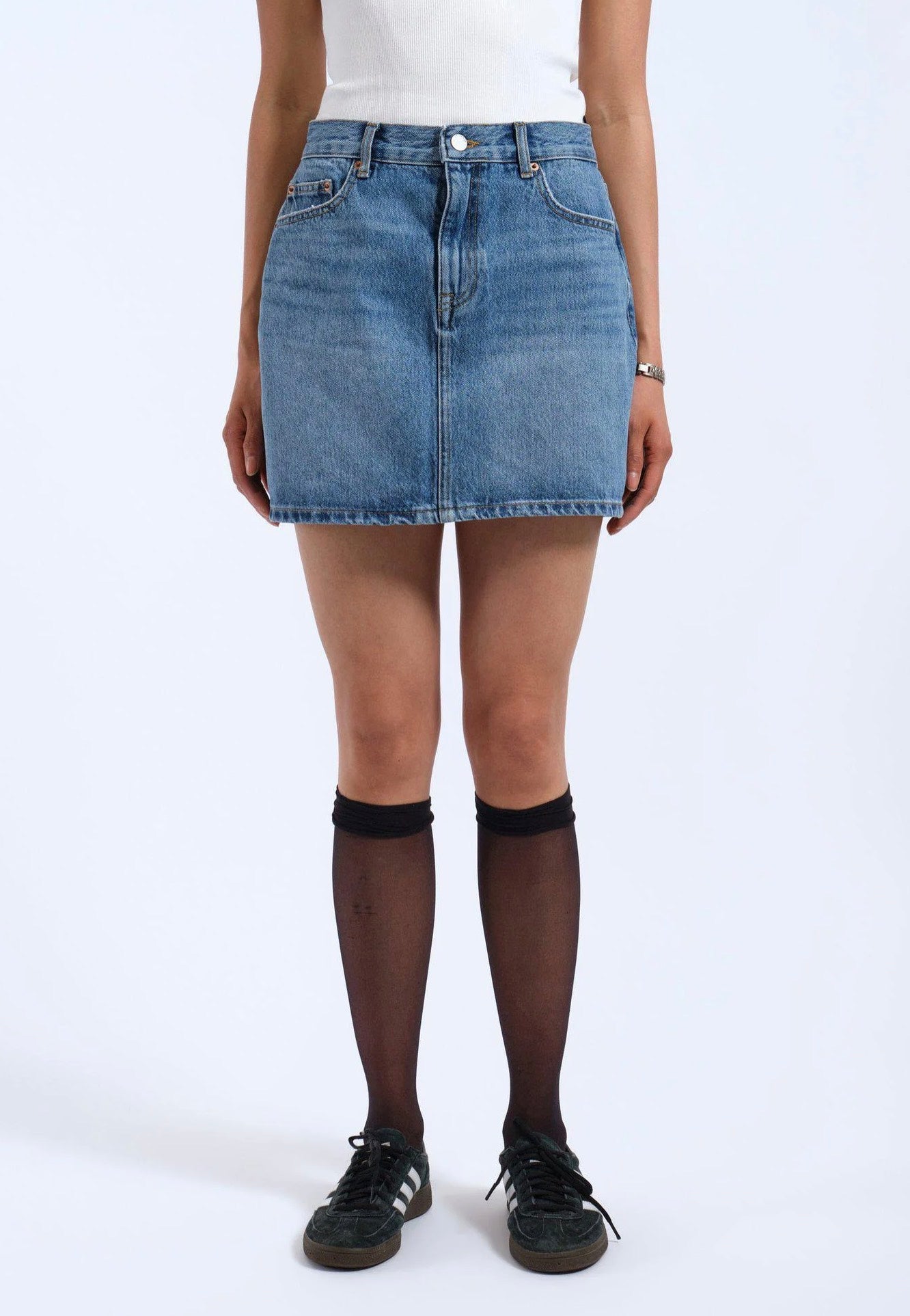Dr. Denim - Arch Stream Sky Used - Skirt | Women-Image