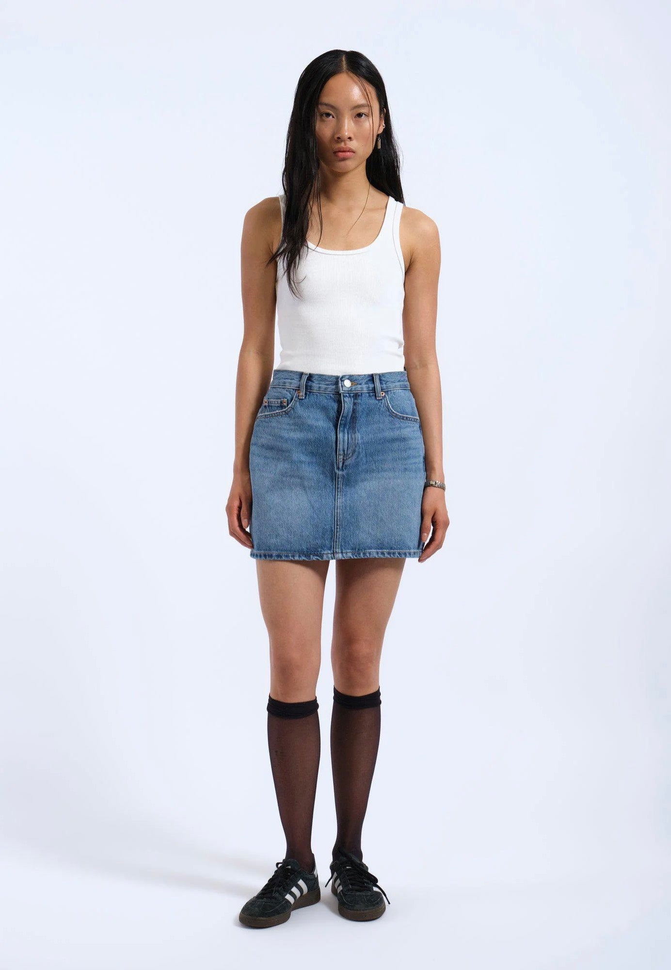 Dr. Denim - Arch Stream Sky Used - Skirt | Women-Image