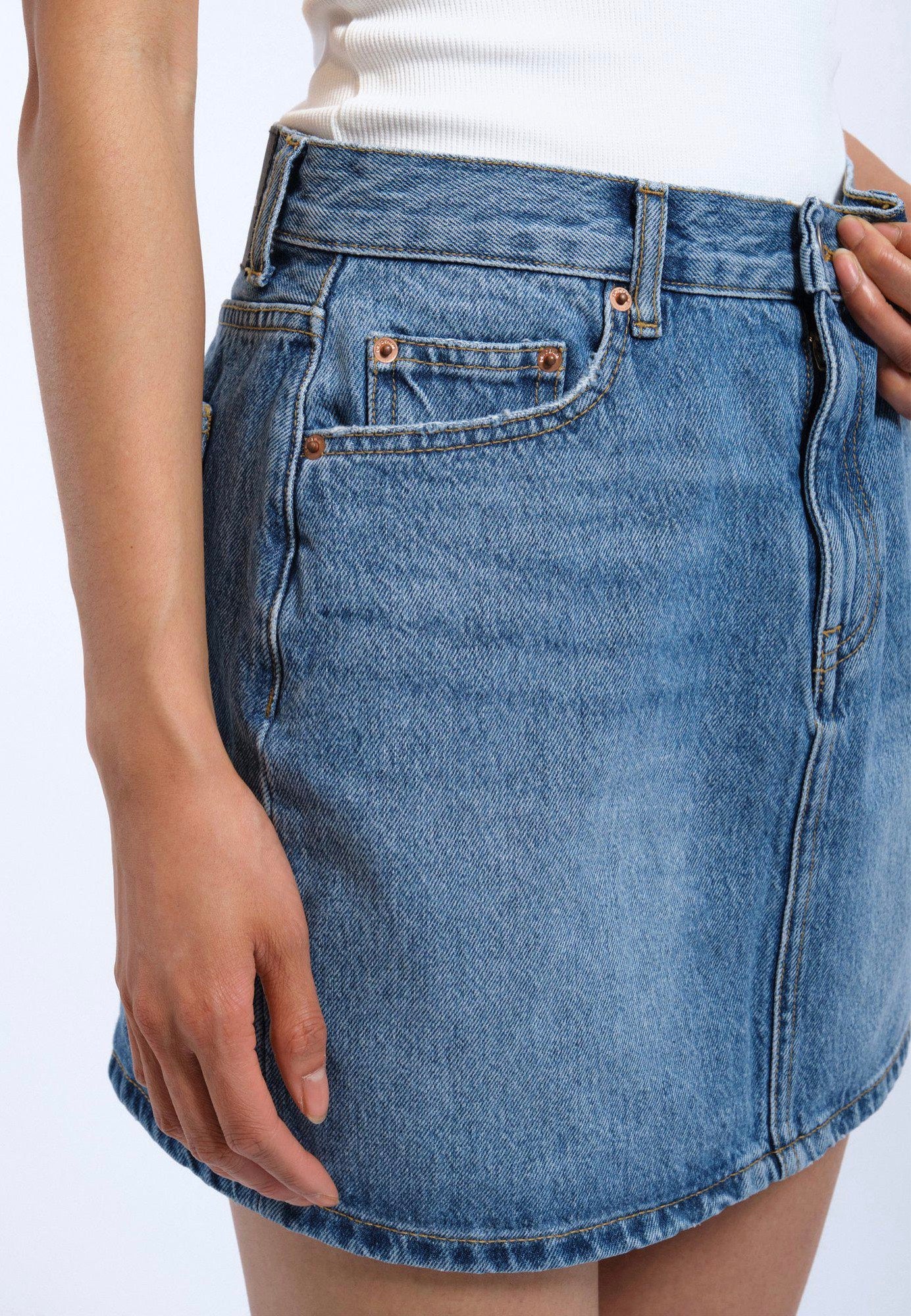 Dr. Denim - Arch Stream Sky Used - Skirt | Women-Image