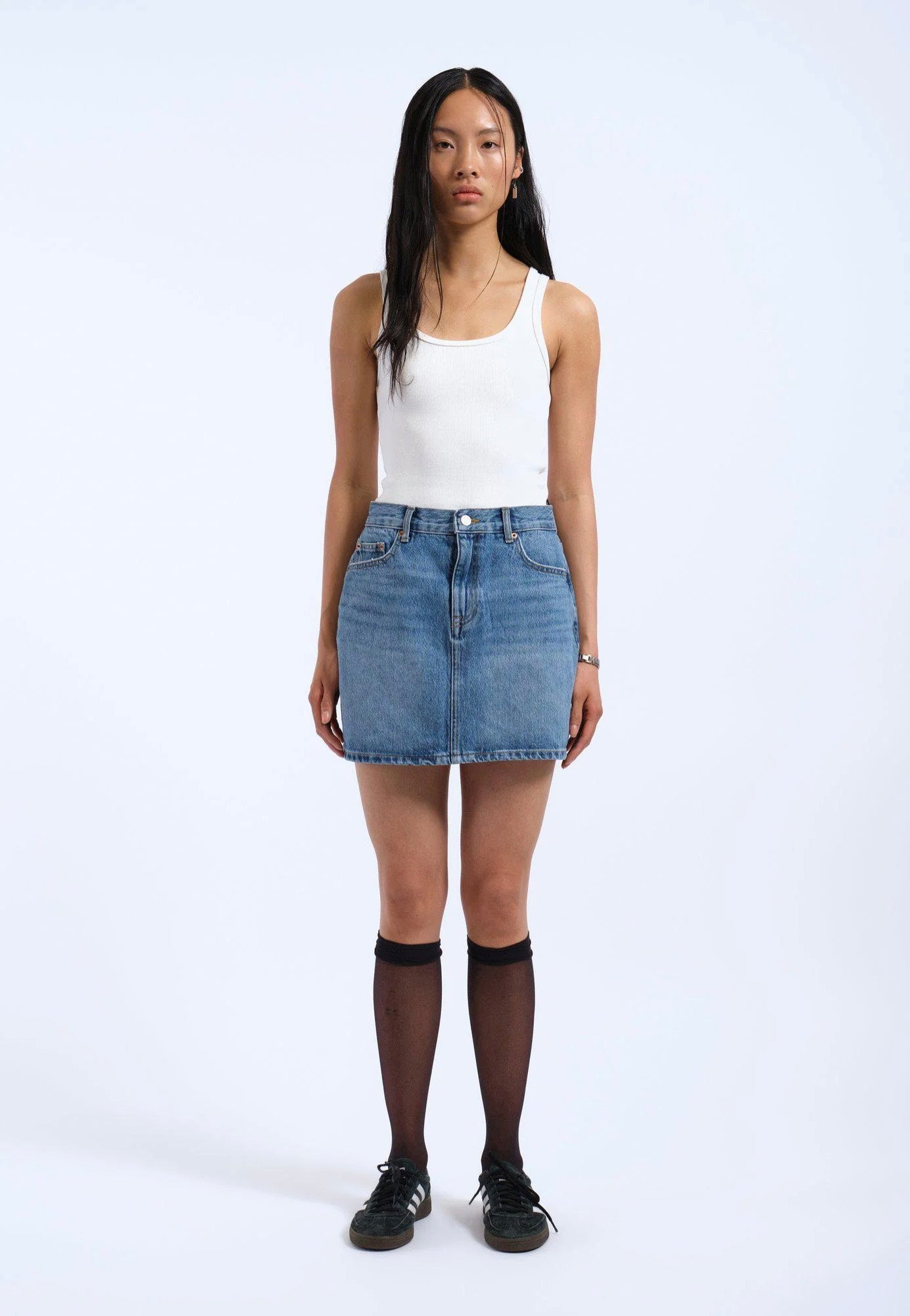 Dr. Denim - Arch Stream Sky Used - Skirt | Women-Image