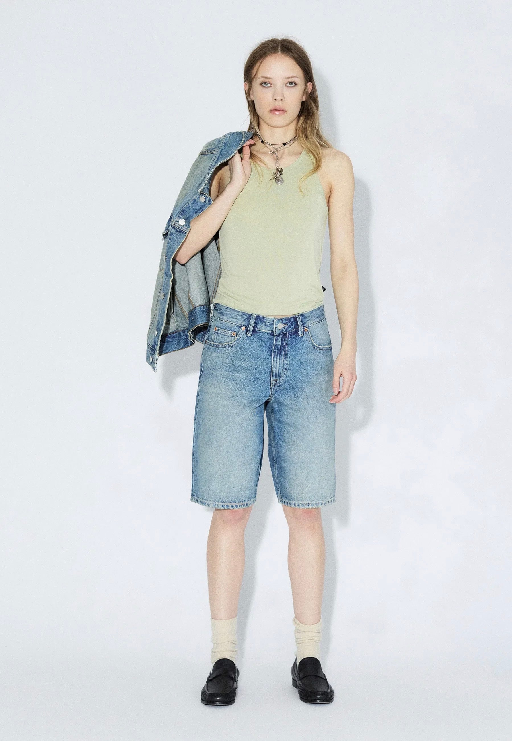Dr. Denim - Asra Drift Sky Used - Shorts | Women-Image