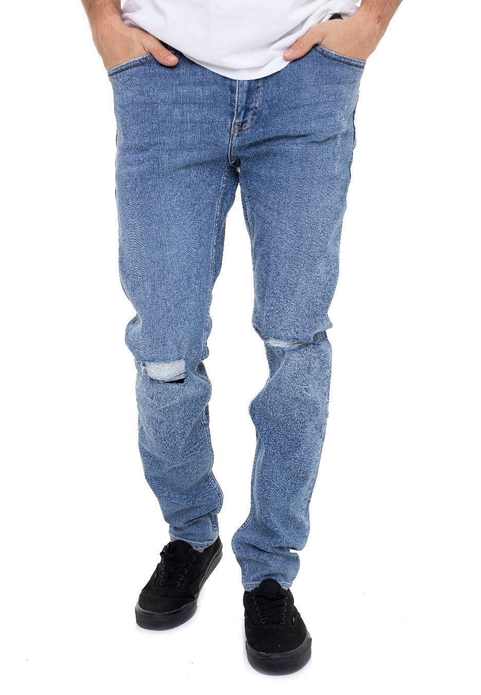 Dr. Denim - Chase Ripple Light Blue Ripped - Jeans | Men-Image