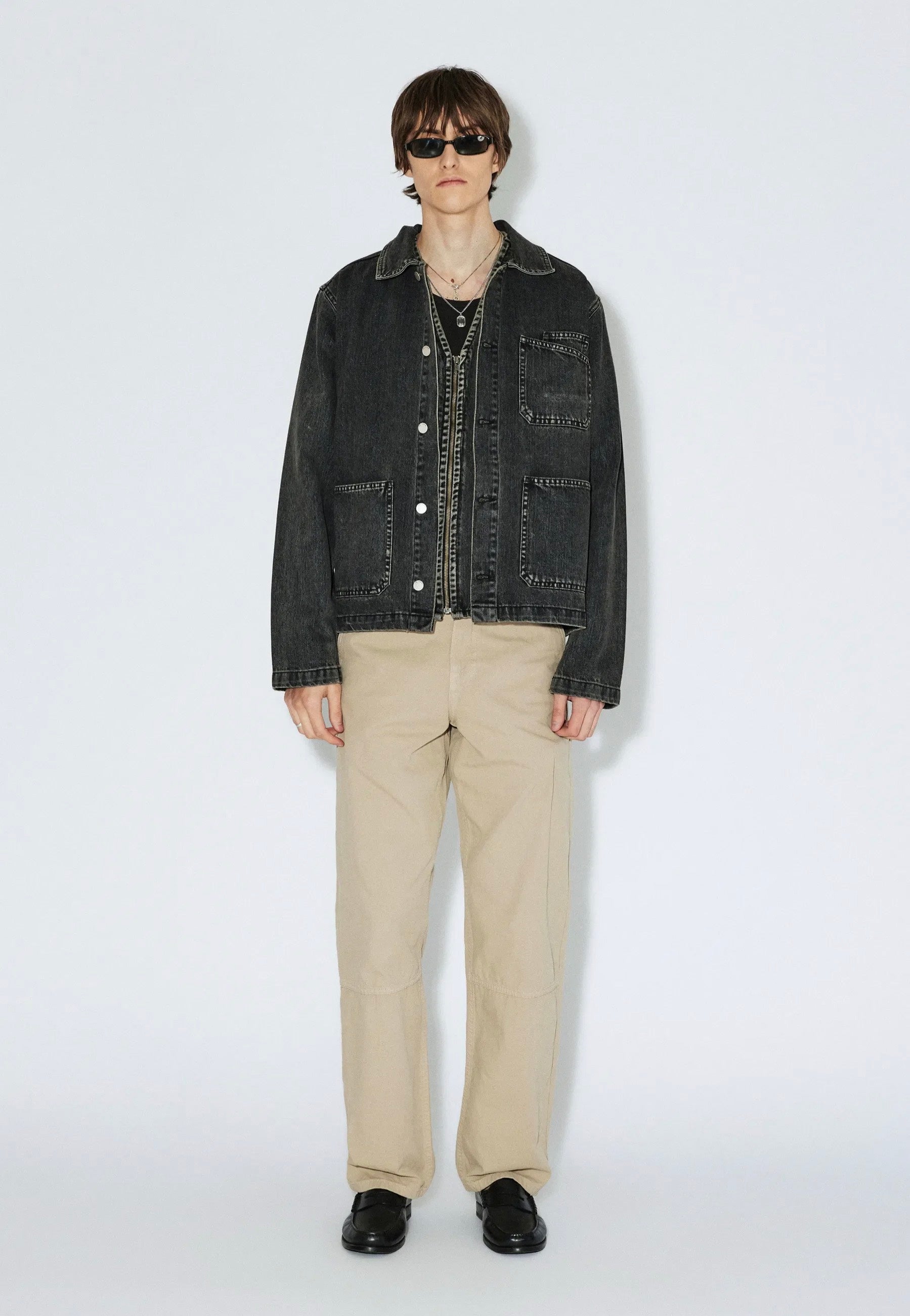 Dr. Denim - Evon Worker Aged Black - Jeans Jacket | Men-Image