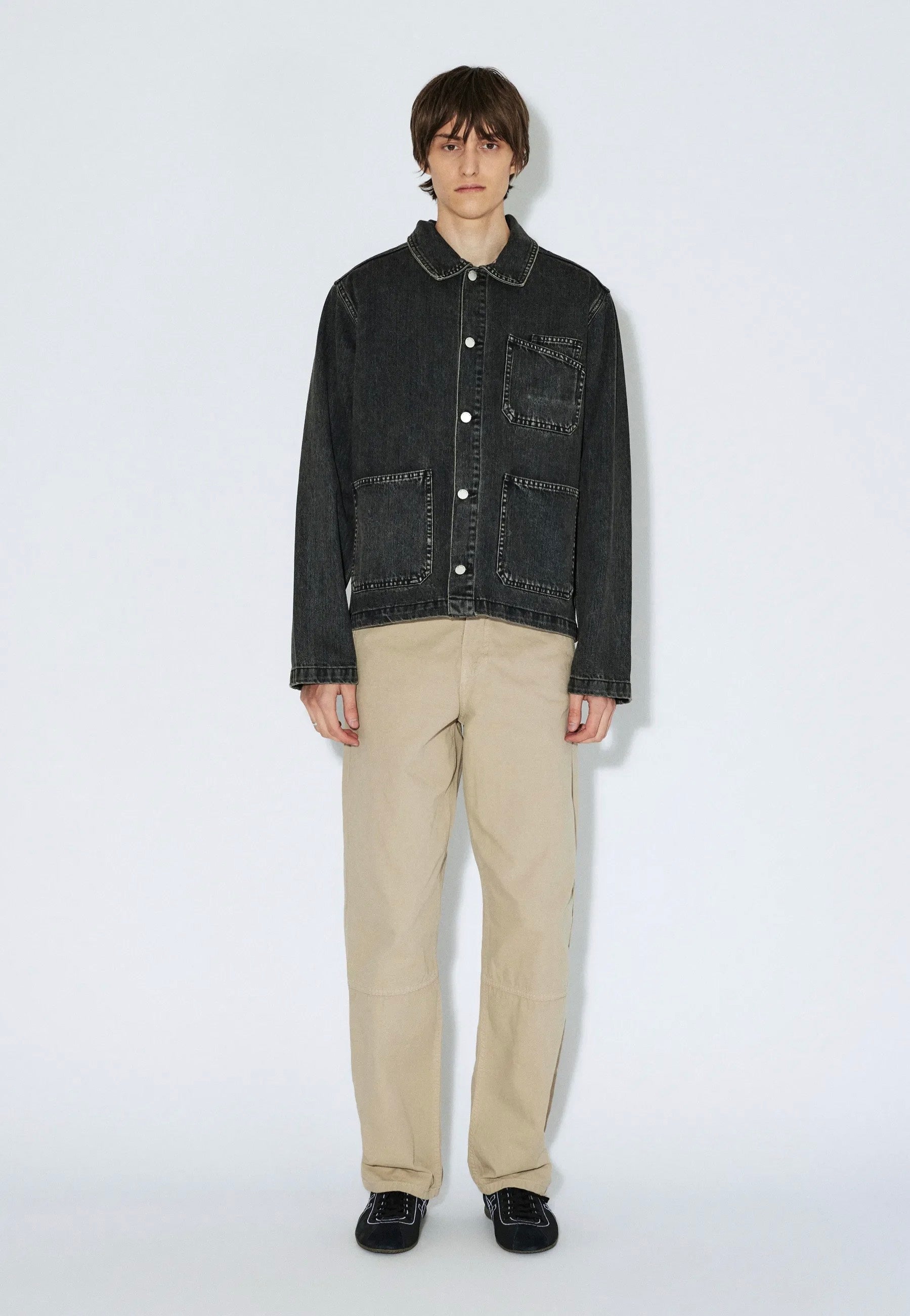 Dr. Denim - Evon Worker Aged Black - Jeans Jacket | Men-Image