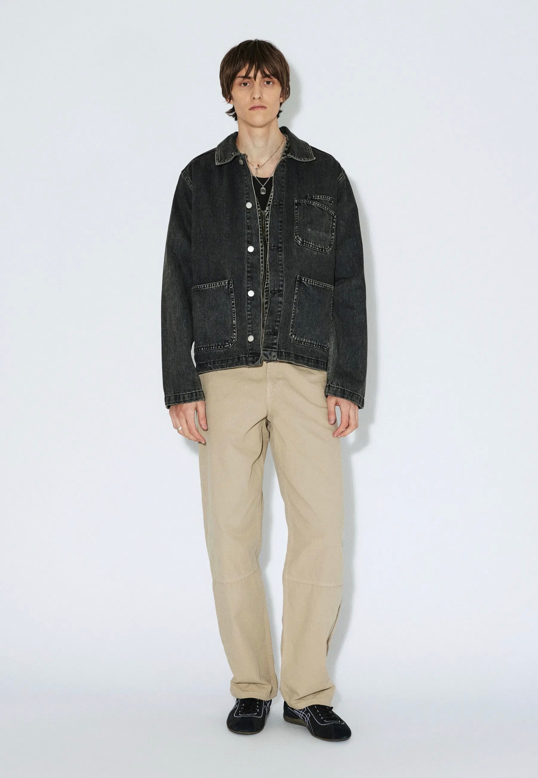 Dr. Denim - Evon Worker Aged Black - Jeans Jacket | Men-Image