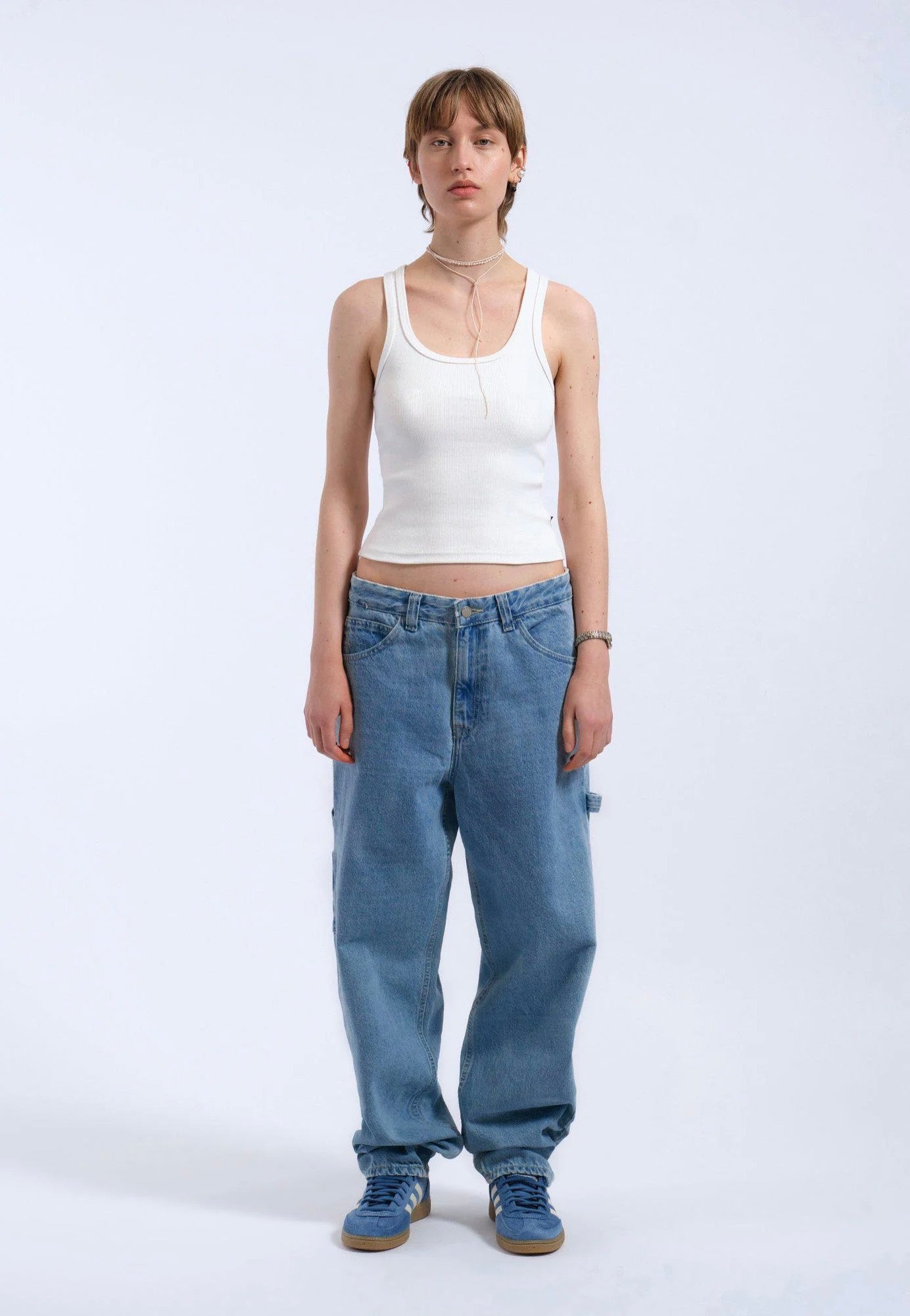 Dr. Denim - Faye Worker Stream Sky Retro Contrast - Jeans | Women-Image